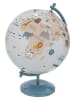 WellHome for Kids Globus w kolorze szaro-jasnobrązowym - Ø 20 cm