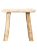 WellHome for Kids Stolik w kolorze jasnobrązowym  - 34,5 x 31 x 23 cm