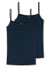 Schiesser 2-delige set: hemdjes donkerblauw