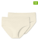 PJ Salvage 2er-Set: Taillenslip in Creme