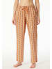 Schiesser Pyjamabroek beige/oranje