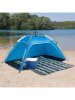 Nature Fellow Strandtent blauw - (B)200 x (H)120 x (D)100 cm
