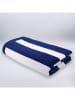 Le Comptoir de la Plage Strandtuch ''Bahia'' in Weiß/ Dunkelblau - (L)175 x (B)100 cm