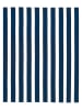 Le Comptoir de la Plage Mikrofaser-Strandtuch ''Rayada'' in Dunkelblau/ Weiß - (L)170 x (B)140 cm