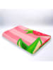Le Comptoir de la Plage Mikrofaser-Strandtuch ''Pop-Fraise'' in Rosa/ Rot - (L)150 x (B)75 cm