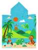 Le Comptoir de la Plage Zwemponcho ''Babydino'' lichtblauw/meerkleurig - (L)60 x (B)60 cm