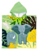 Le Comptoir de la Plage Zwemponcho ''Elephant'' groen - (L)60 x (B)60 cm