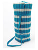 Le Comptoir de la Plage Strandmat ''Bahia'' turquoise/wit - (L)180 x (B)60 cm