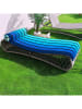 Le Comptoir de la Plage Strandmatte ''Happy Blue'' in Blau/ Hellblau - (L)180 x (B)60 cm