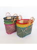 Le Comptoir de la Plage Strandtasche ''Toama'' in Türkis - (B)50 x (H)35 x (T)20 cm