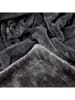 Le Comptoir de la Plage Plaid ''Cozy'' antraciet - (L)170 x (B)130 cm