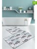 Colourful Cotton Dywaniki łazienkowe (2 szt.) w kolorze błękitno-szarym