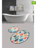 Colourful Cotton 2er-Set: Badvorleger in Bunt