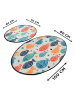 Colourful Cotton 2er-Set: Badvorleger in Bunt
