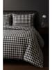 Colourful Cotton Beddengoedset  "Petibor" zwart/wit