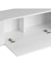 Evila TV-meubel "Nexus" wit/zwart - (B)180 x (H)45 x (D)30 cm