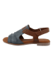 MUSTANG SHOES Sandalen "Feelija" in Blau/ Hellbraun