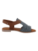 MUSTANG SHOES Sandały "Feelija" w kolorze jasnobrązowo-niebieskim