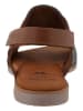 MUSTANG SHOES Sandalen "Feelija" blauw/lichtbruin