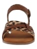 MUSTANG SHOES Sandalen "Feelija" in Hellbraun/ Beige/ Schwarz