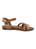 MUSTANG SHOES Sandalen "Nannette" in Hellbraun/ Beige