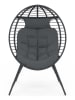 Inkazen Fauteuil antraciet - (B)94 x (H)150 x (D)75 cm