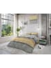 Sleeptime Beddengoedset  "Chezka" wit/zwart/geel