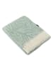 Native Home Wolldecke ''Palm'' in Mint