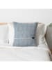 Native Home Wollkissen ''Diamond'' in Hellblau