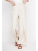 ASSUILI Leinen-Hose in Creme