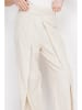 ASSUILI Leinen-Hose in Creme