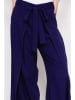 ASSUILI Leinen-Hose in Dunkelblau