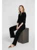 ASSUILI Leinen-Bluse in Schwarz