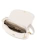 Mia Tomazzi Leren schoudertas "Eschilo" beige - (B)23 x (H)19 x (D)8 cm