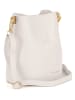 Mia Tomazzi Leder-Umhängetasche "Vepra" in Beige - (B)20 x (H)23,5 x (T)14 cm