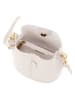 Mia Tomazzi Leder-Umhängetasche "Vepra" in Beige - (B)20 x (H)23,5 x (T)14 cm