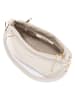 Mia Tomazzi Leren schoudertas "Bardolino" beige - (B)25 x (H)17 x (D)13 cm