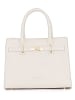 Mia Tomazzi Leren handtas "Ventimiglia" beige - (B)29 x (H)22 x (D)14 cm