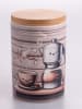 Villa d´Este Voorraadpot "Coffee Time" wit/lichtbruin - 750 ml