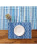 Villa d´Este Tischset "Neptune" in Türkis/ Blau - (L)48 x (B)33 cm