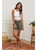 Fleur de Lin Leinen-Shorts "Boristo" in Khaki