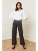 Fleur de Lin Leinen-Hose "Astrid" in Anthrazit