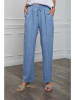 Fleur de Lin Leinen-Hose "Honas" in Hellblau