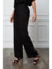 Fleur de Lin Leinen-Hose "Honas" in Schwarz