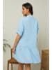 Fleur de Lin Leinen-Kleid "Gabin" in Hellblau