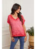 Fleur de Lin Leinen-Shirt "Fabioza" in Rot