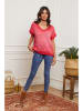 Fleur de Lin Leinen-Shirt "Fabioza" in Rot