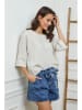 Fleur de Lin Linnen blouse crème