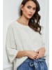 Fleur de Lin Leinen-Bluse "Georginia" in Creme