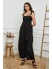 La Compagnie Du Lin Linnen jumpsuit zwart
